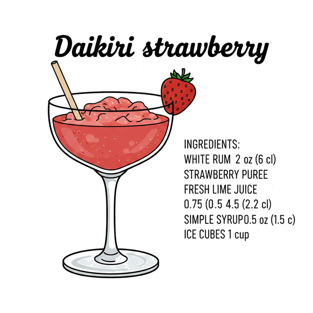 Strawberry Daiquiri T-Shirt - Premium Fitted Tee