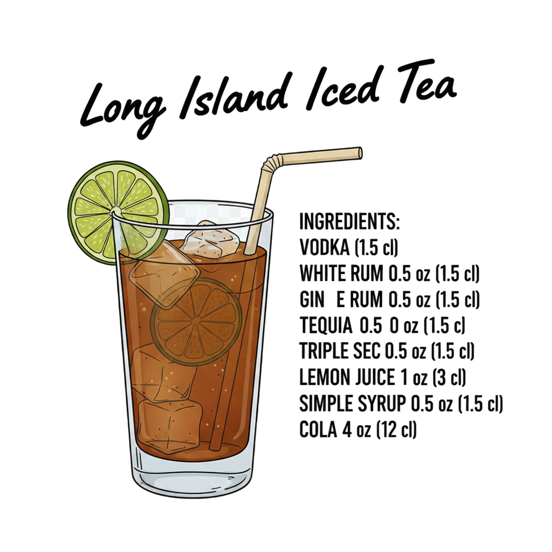 Long Island Ice Tea T-Shirt – Graphic Tee